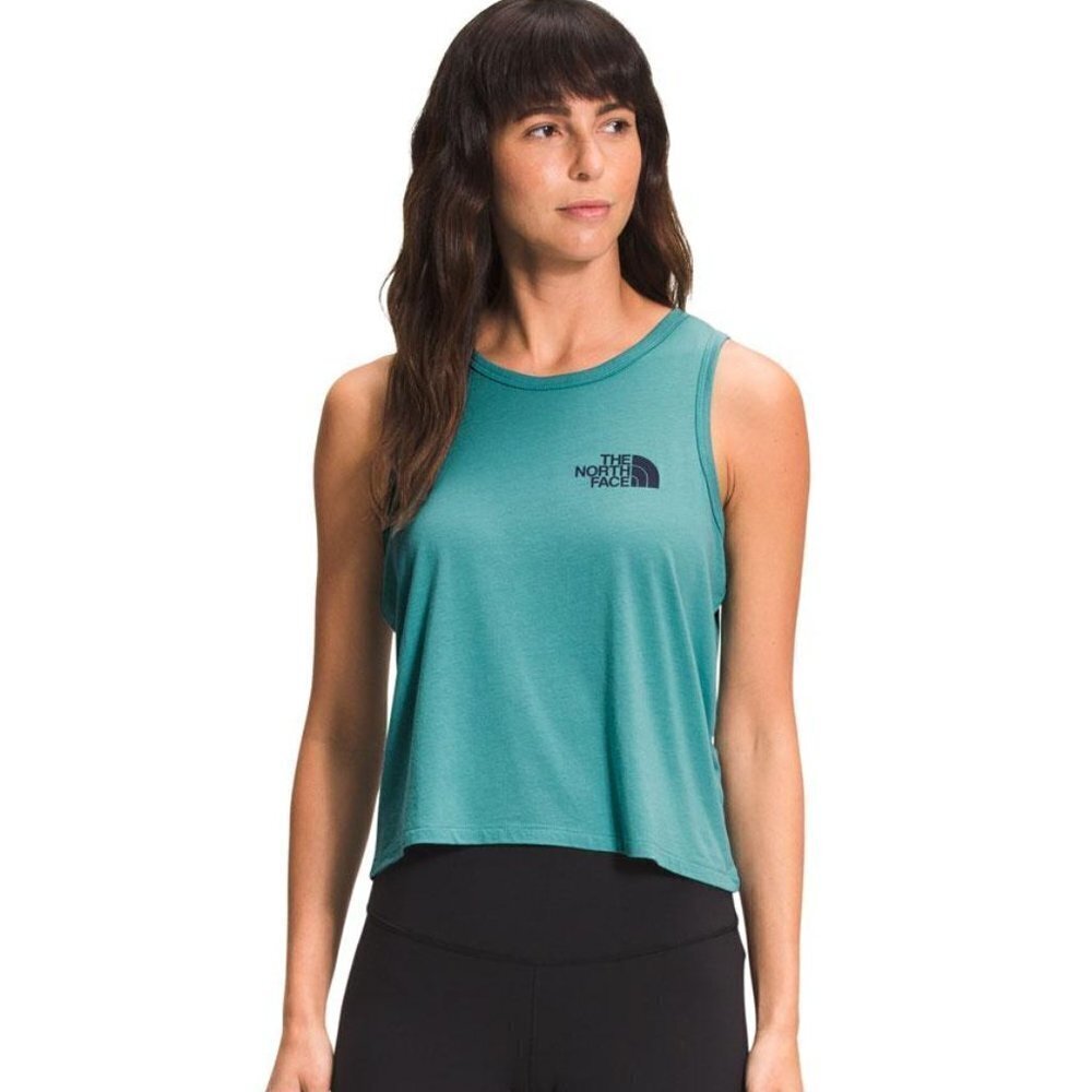The North Face Crop Tank Turquoise Women’s Size XL Boxy